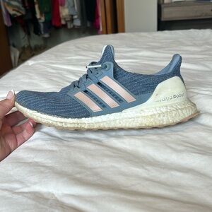 Size 10.5 dusty blue adidas ultra boosts
